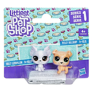 Игры и игрушки: Два зверька Pitbull and Papillio Маленький Зоомагазин, Littlest Pet Shop