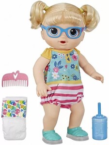 Ляльки: Лялька Крихітка, яка Вміє Ходити (Блондинка), Baby Alive