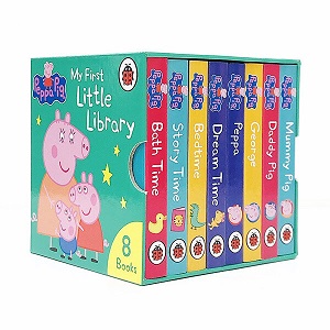 Для самых маленьких: Подарунковий набір 8 книг Peppa Pig: My First Little Library [Penguin]