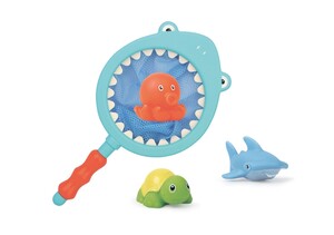 Іграшки для ванни: Ігровий набір для ванни з сачком, Baby team