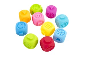 Розвивальні іграшки: Набір розвивальних кубиків, 10 шт., Baby team