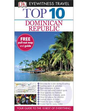 Для середнього шкільного віку: DK Eyewitness Top 10 Travel Guide: Dominican Republic
