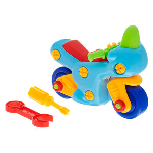 Ігри та іграшки: Іграшка конструктор Bebelino Мотоцикл (57082)