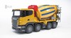 Бетономішалка Scania колір жовтий, синій, Bruder