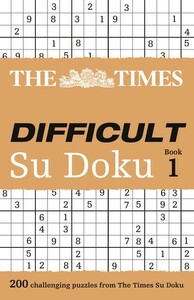 Книги для дорослих: Судоку The Times Difficult Su Doku. Book 1 [Collins ELT]