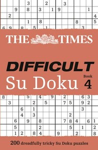 Книги для дорослих: Судоку The Times Difficult Su Doku. Book 4 [Collins ELT]