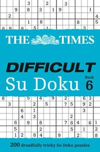 Книги для дорослих: Судоку The Times Difficult Su Doku. Book 6 [Collins ELT]