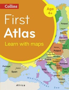 Подорожі. Атласи і мапи: Collins First Atlas Learn With Maps — Collins Primary Atlases