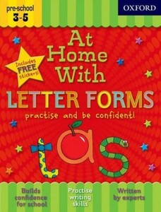 Книги для дітей: At Home with Letter Forms [Oxford University Press]