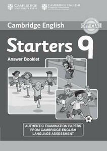 Книги для дітей: Cambridge YLE Tests 9 Starters Answer Booklet