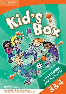 Вивчення іноземних мов: Kid's Box 3-4 Tests CD-ROM and Audio CD [Cambridge University Press]