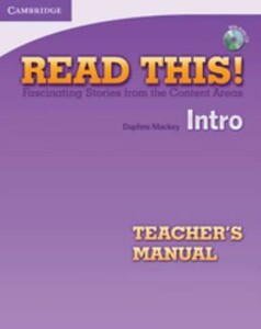 Іноземні мови: Read This! Intro Teacher's Manual with Audio CD [Cambridge University Press]