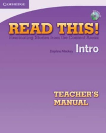 Іноземні мови: Read This! Intro Teacher's Manual with Audio CD [Cambridge University Press]