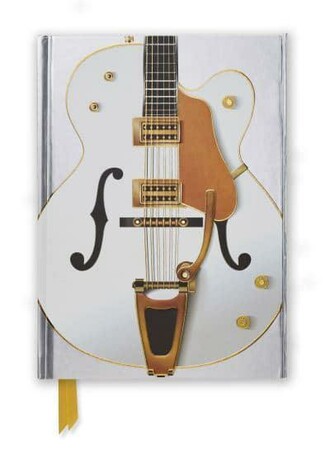 Хобби, творчество и досуг: Блокнот Foiled Journal: Gretsch White Guitar Hardcover [Flame Tree Publishing]