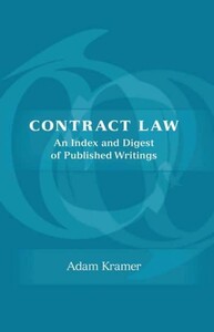 Книги для дорослих: Contract Law: An Index and Digest of Published Writings [Bloomsbury]