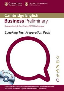 Іноземні мови: Speaking Test Preparation Pack for BEC Preliminary Paperback with DVD [Cambridge University Press]