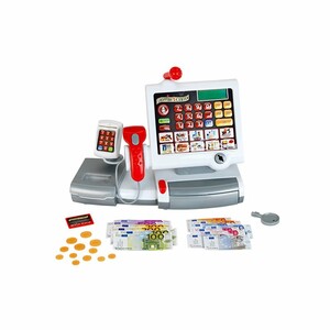 Магазин: Ігровий касовий апарат зі звуком, сканером, картридером та сенсорною панеллю, Klein
