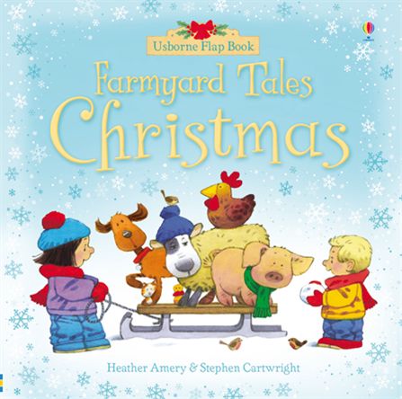 Книги для дітей: Farmyard Tales Christmas flap book