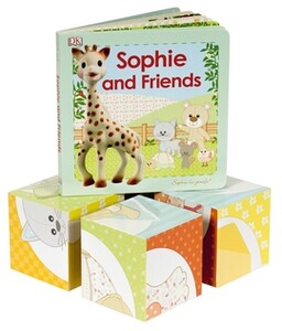 Книги для детей: Sophie La Girafe: Book & Blocks