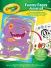Crayola Funny Faces Animals Colouring and Sticker Book