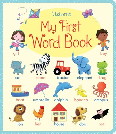 Навчання читанню, абетці: My first word book [Usborne]