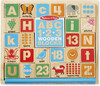 Дерев'яні блоки «Англійські букви та цифри», Melissa & Doug