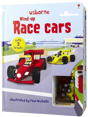 С заводными игрушками: Wind-up racing cars [Usborne]