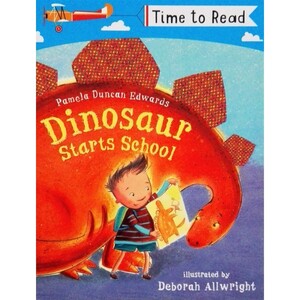 Навчання читанню, абетці: Dinosaur Starts School - Time to read