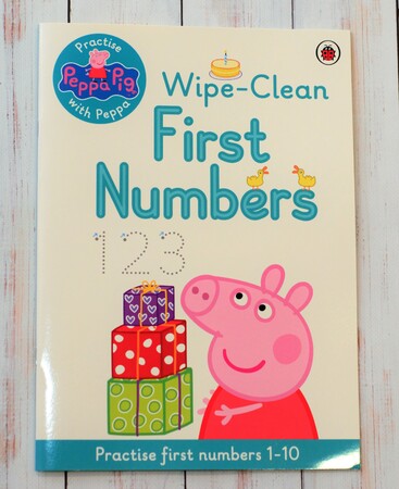 Обучение счёту и математике: Peppa Pig - Wipe-clean First Numbers