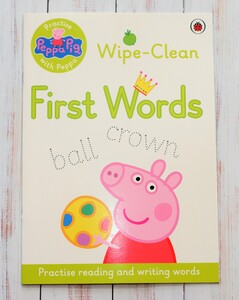 Підбірка книг: Peppa Pig - Wipe-clean First Words