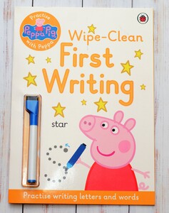 Розвивальні книги: Peppa Pig: Practise with Peppa: Wipe-Clean First Writing