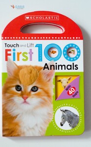 Книги про животных: Touch and Lift - First 100 Animals