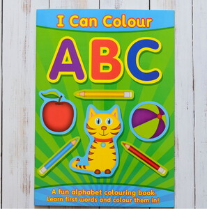 Книги для детей: I can colour ABC