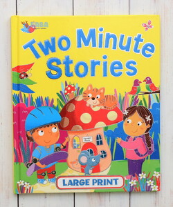 Книги для детей: Two Minute Stories - Large Print
