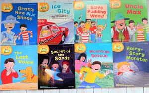 Книги для дітей: Read with Biff, Chip and Kipper Level 4 - 8 книг в комплекті