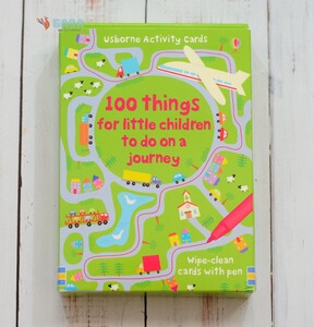 Путешествия. Атласы и карты: 100 things for little children to do on a journey [Usborne]