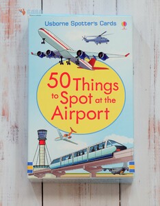 Развивающие карточки: 50 things to spot at the airport