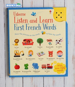 Книги для дітей: Listen and Learn First French Words [Usborne]