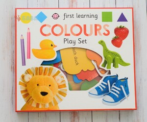 Книги для дітей: First Learning COLORS play set
