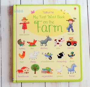 Пізнавальні книги: My first word book: On the farm