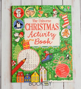 Книги с логическими заданиями: Christmas activity book [Usborne]