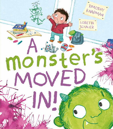 Художественные книги: A Monsters Moved In! -  мягкая обложка
