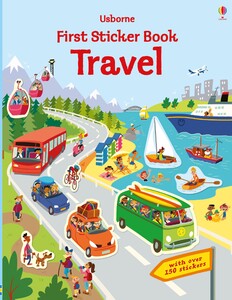 Творчество и досуг: First sticker book travel [Usborne]