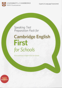 Книги для детей: Speaking Test Preparation. Pack for First for Schools (+DVD)