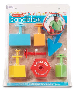 Развивающие игрушки: Игровой набор для строительства песочных фигур, Melissa & Doug