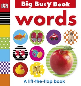 Книги для детей: Big Busy Book Words Dorling Kindersley
