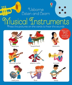 Развивающие книги: Listen and learn musical instruments