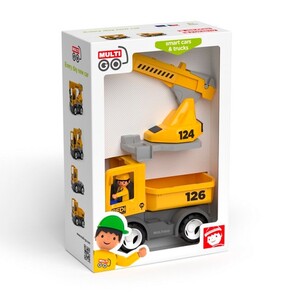Ігри та іграшки: Вантажівка + кран 2в1 Efko MultiGO