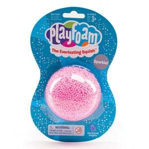 Лепка и пластилин: Шариковый пластилин Playfoam Блестки, 1 цвет (12 ячеек в наборе) Educational Insights