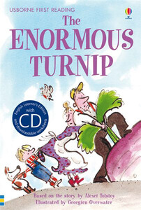 Навчання читанню, абетці: The Enormous Turnip + CD [Usborne]